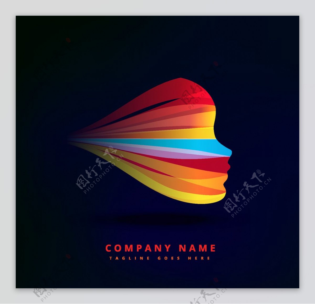创意彩色logo图片