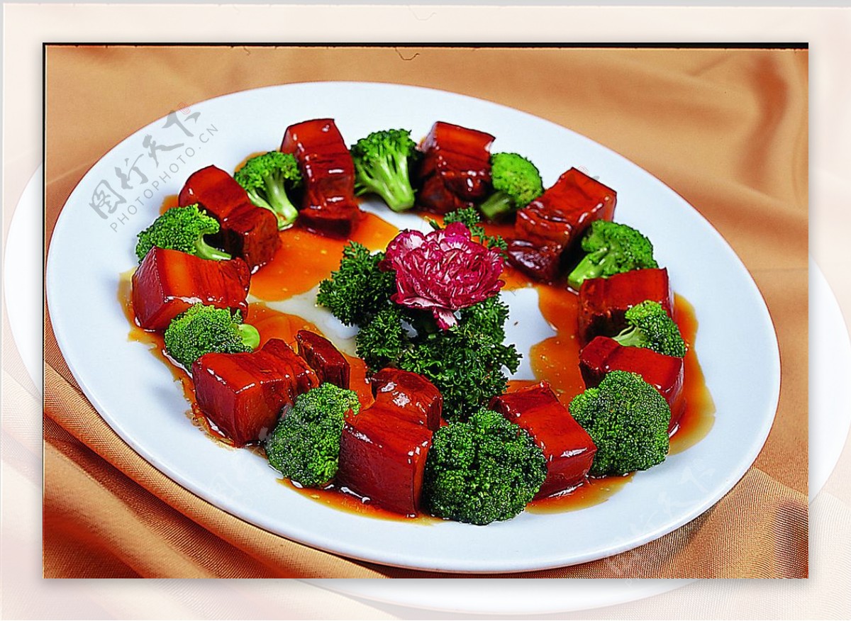 豫菜台湾香卤肉图片