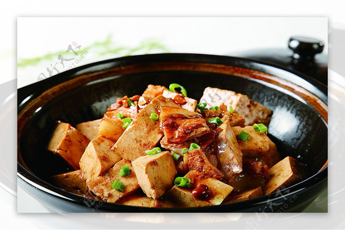 淮扬菜小炒肉炖豆腐图片