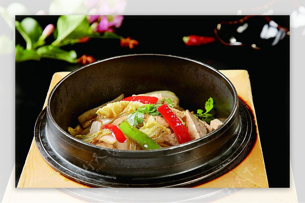 干锅豆腐白菜图片