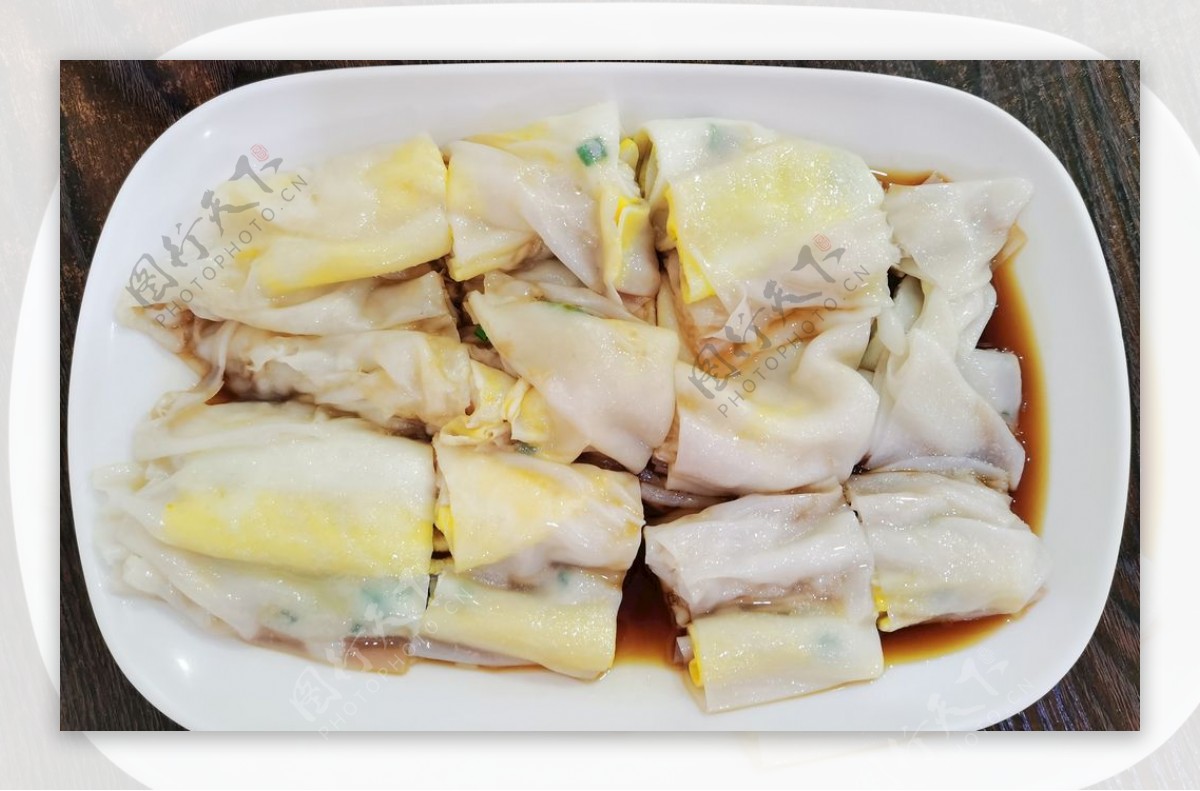 广东肠粉早餐摄影素材图片