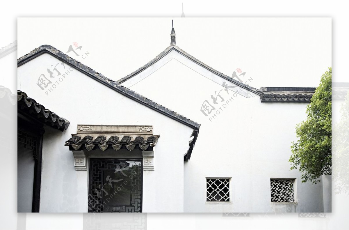 中式建筑苏州园林图片