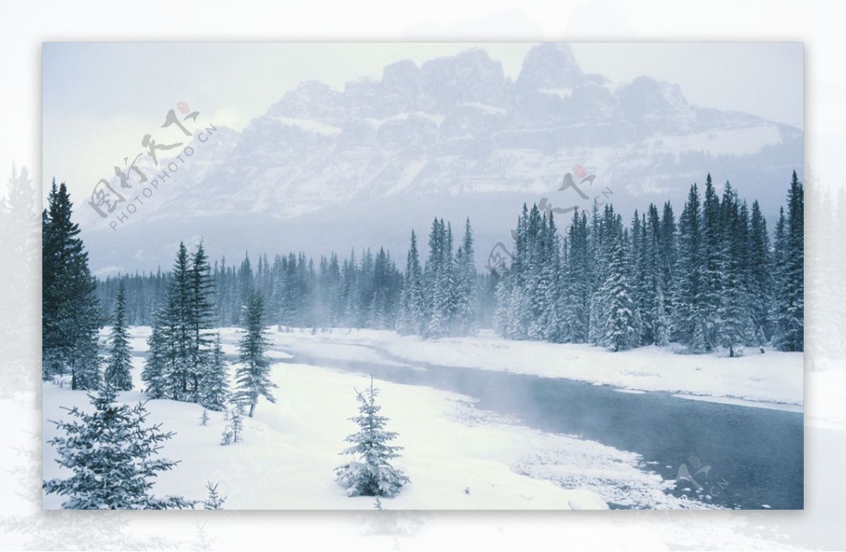 雪山风景图图片