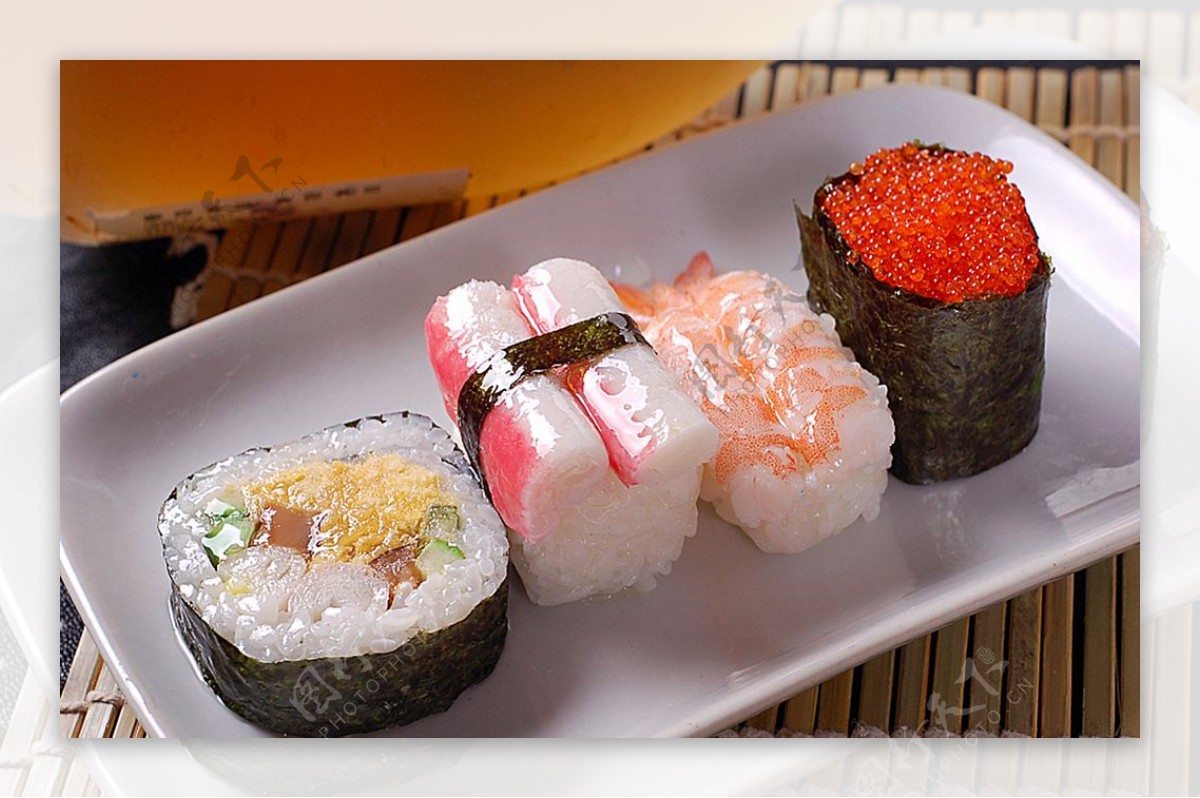 寿司类海鲜综合寿司图片