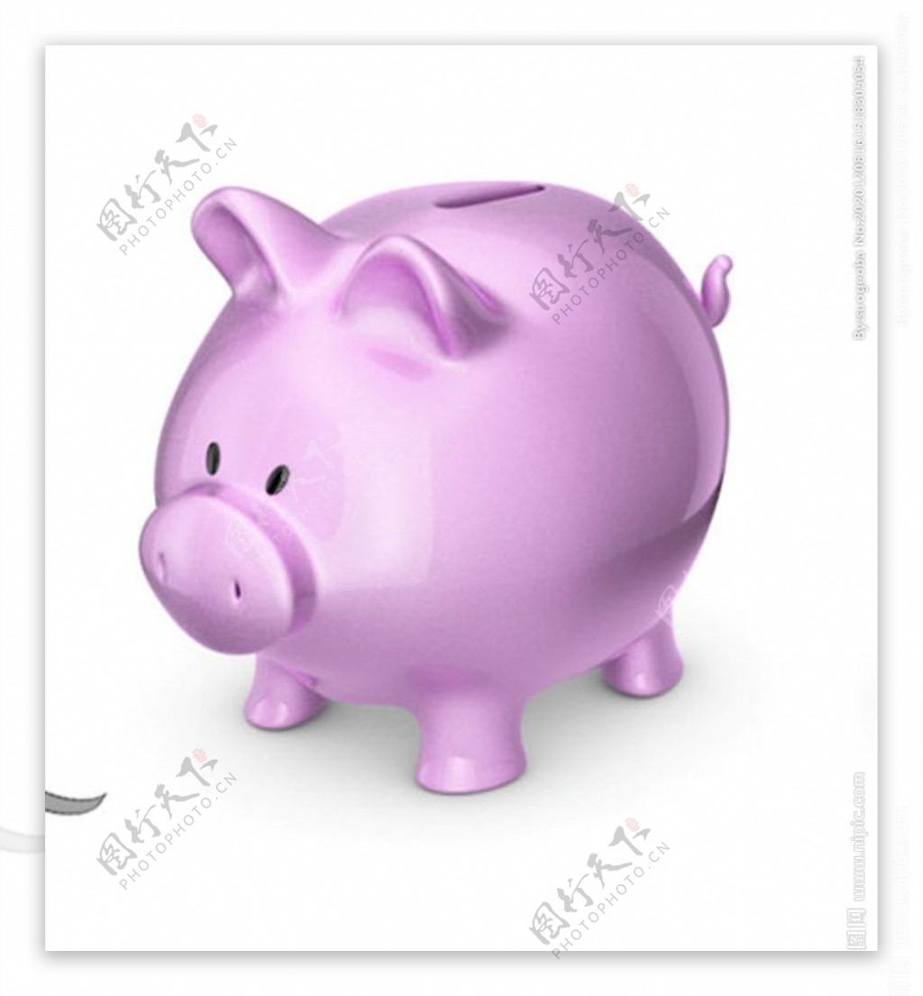 C4D模型小猪存钱罐图片