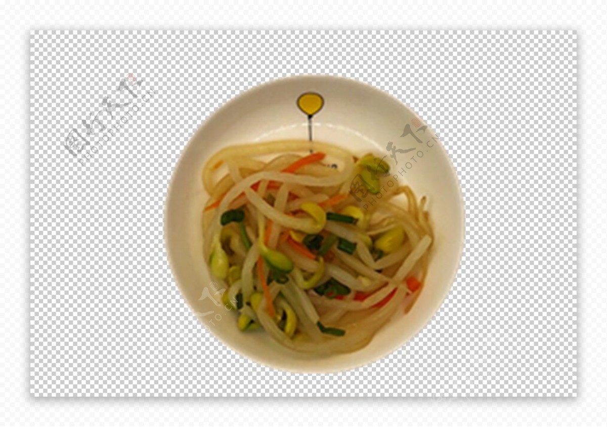 韩式凉拌豆芽图片