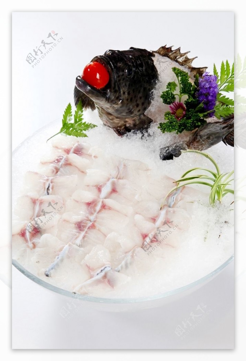 海鲜刺身拼盘图片