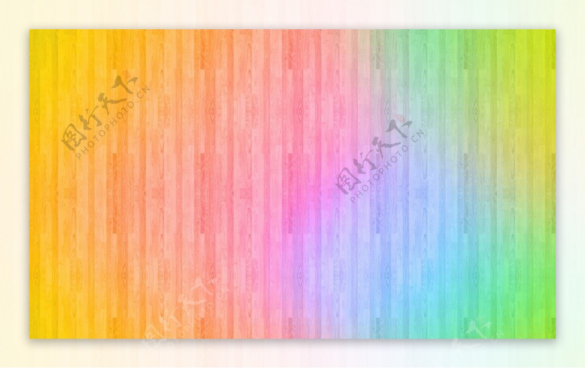 彩色木板背景图片