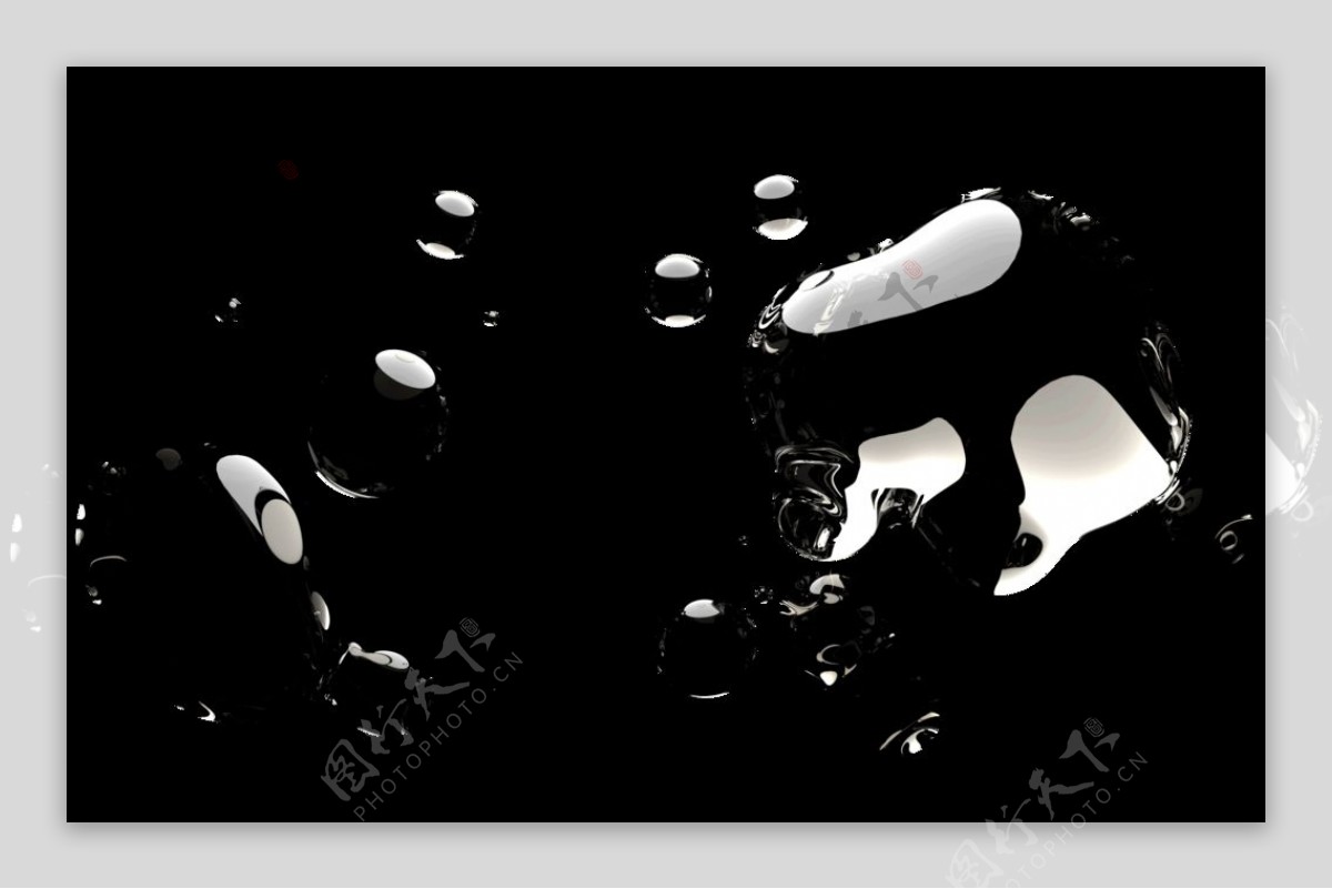 水滴汽泡素材图片