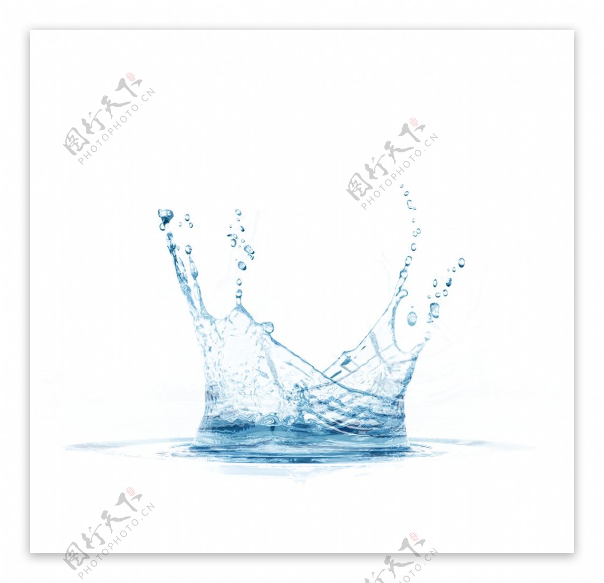 蓝色水波元素图片