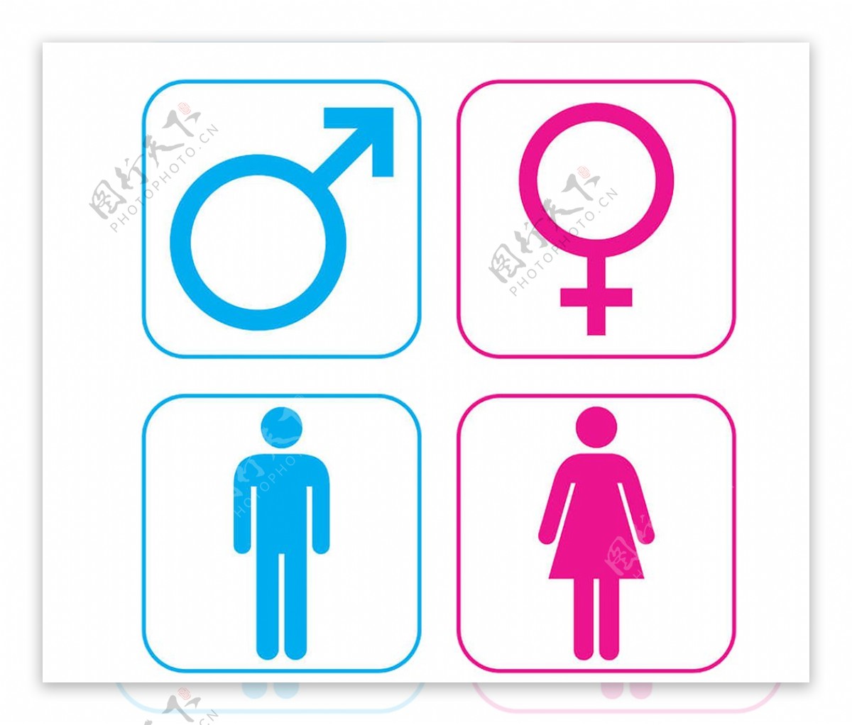 男人女人符号图标最小和创造性的图标插画图片素材_ID:427952377-Veer图库