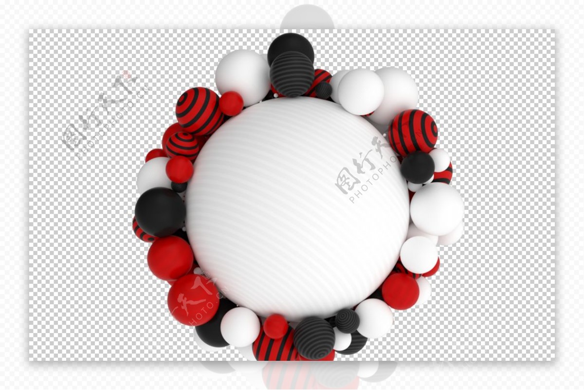 3D球球结构图片