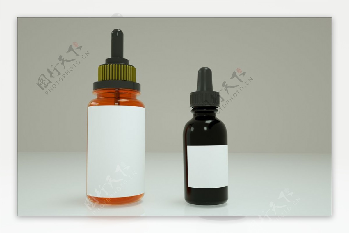 C4D模型精油香薰瓶图片