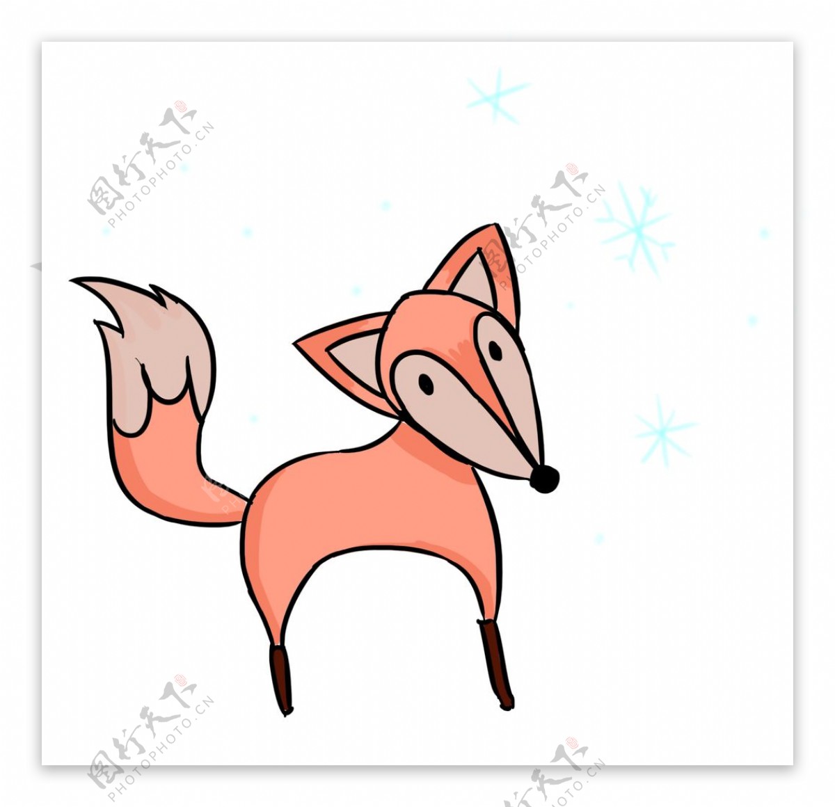 狡猾的小狐狸图片