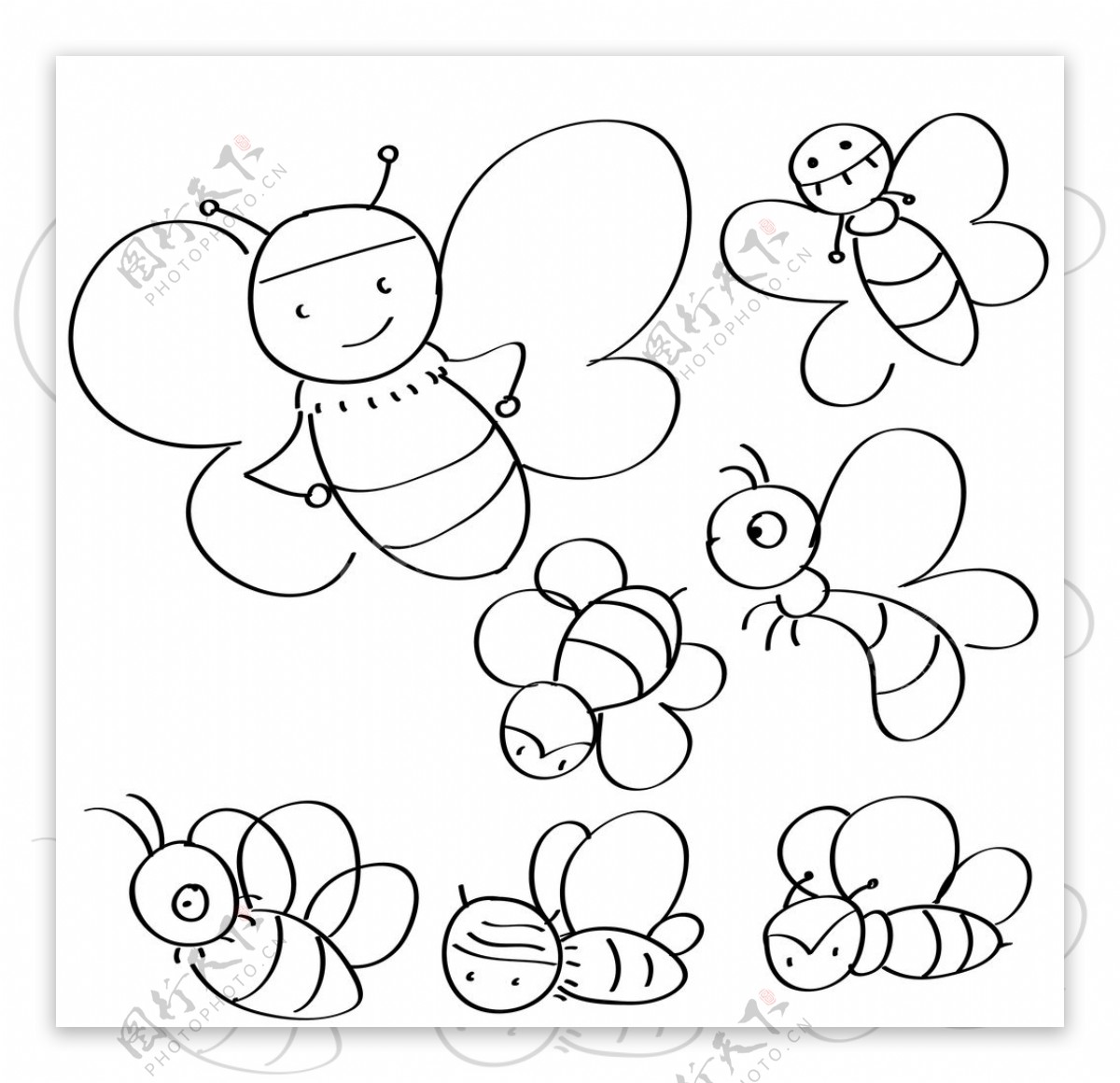蜜蜂图片素材-编号05895131-图行天下